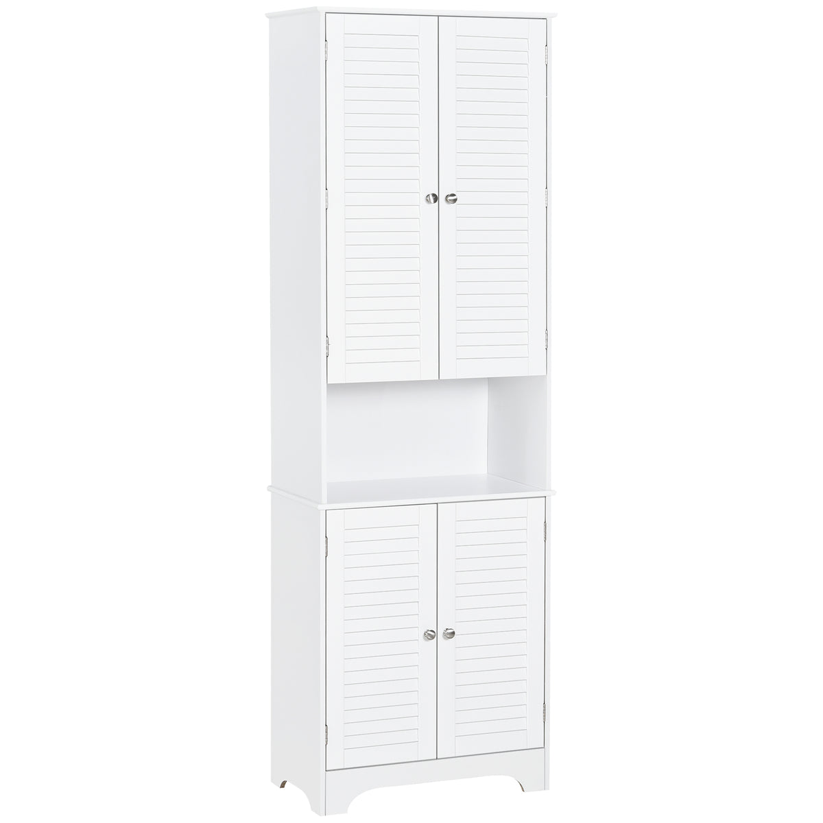 Meuble de rangement haut étroit pour salle de bains