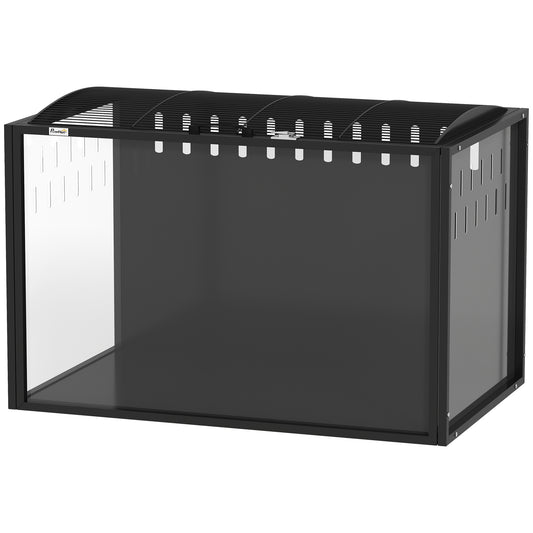 Cage pour hamster en acrylique avec cadre en acier