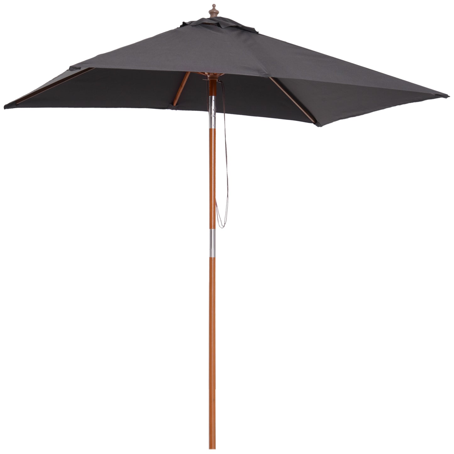 Parasol rectangulaire de patio inclinable 200 x 150 cm
