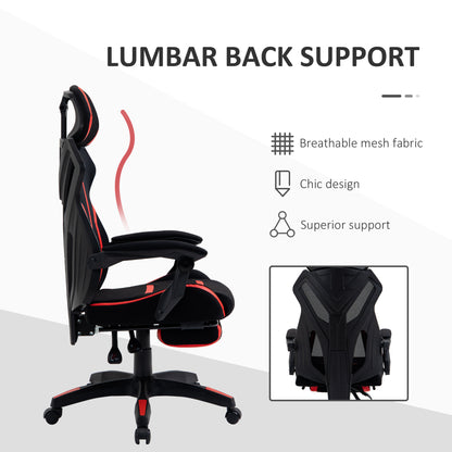 Chaise de jeux ergonomique avec repose-pieds