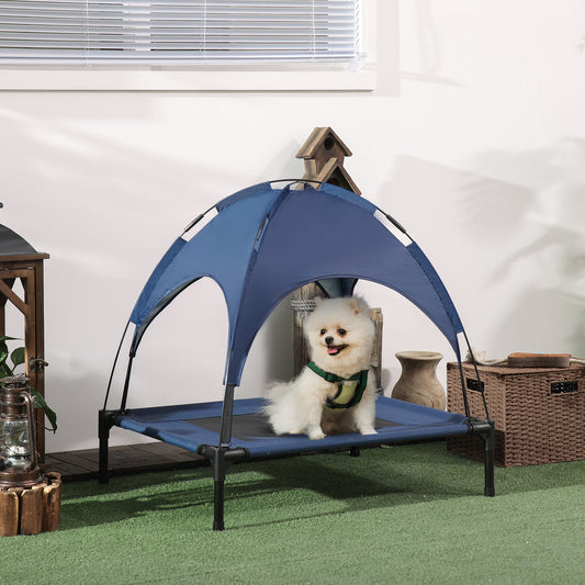 Lit surélevé pour chien avec auvent — moyen