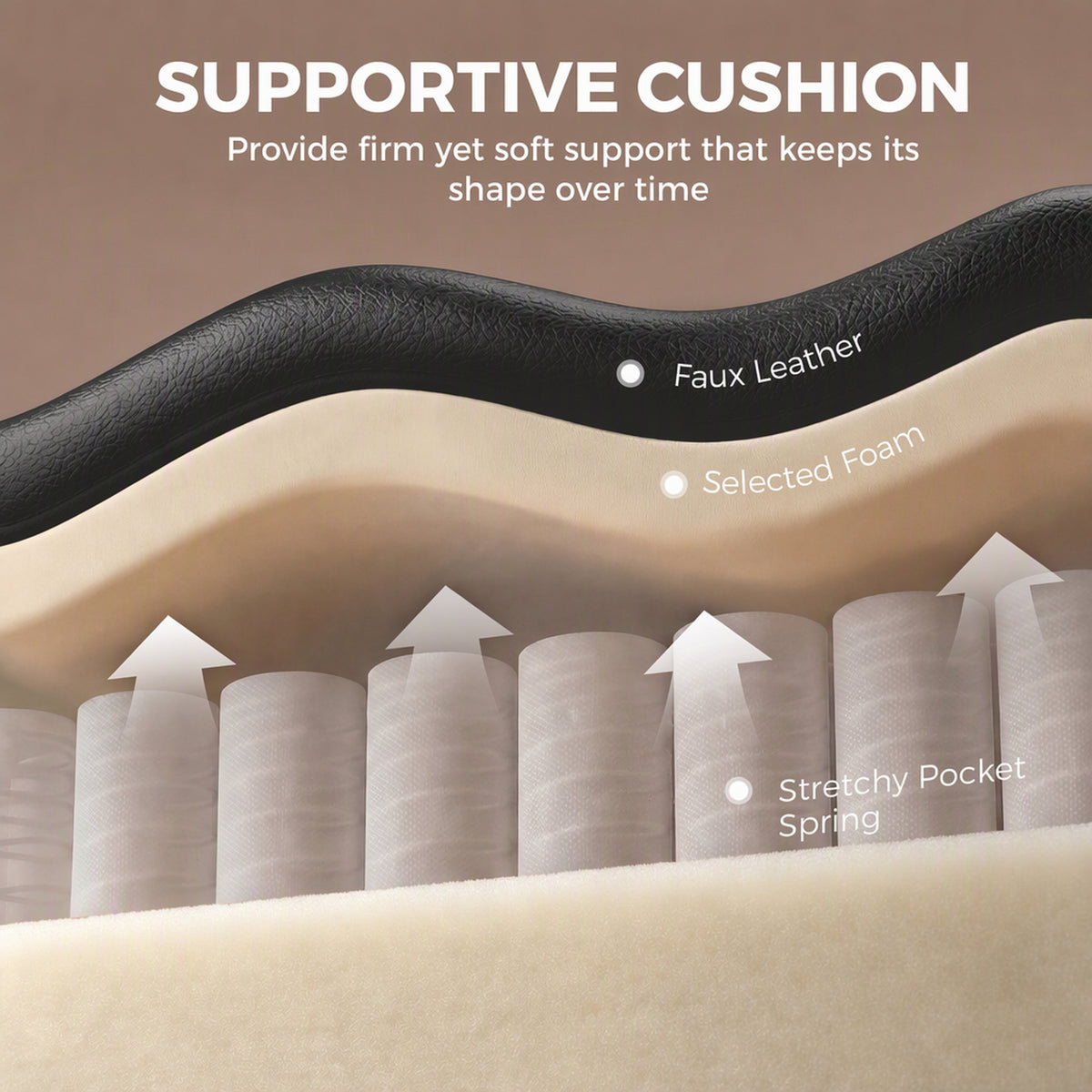 Chaise de bureau ergonomique avec repose-pieds